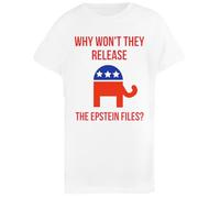 perché Non Pubblicano I Documenti di Epstein Camiseta Infantil Básica Algodón Blanca Basic Cotton White Children's T-Shirt