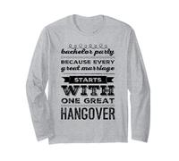 Perché ogni grande matrimonio inizia con una grande sbornia Maglia a Manica