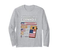 perché perdo a Cornhole Divertente Cornhole Giocatore Maglia a Manica