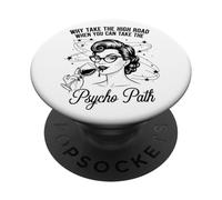Perché prendere la strada maestra quando puoi prendere il percorso psichico PopSockets PopGrip Adesivo