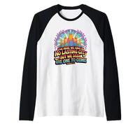 perché Qui Non Abbiamo Fede duratura in Città Maglia con Maniche Raglan