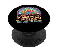 Perché qui non abbiamo fede duratura in città PopSockets PopGrip Adesivo