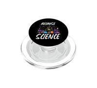 Perché Scienza Divertente Fisica Chimica STEM Scienziato Geek PopSockets PopGrip per MagSafe