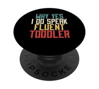 Perché Sì, Parlo Fluente Bambino Mamma PopSockets PopGrip Adesivo