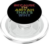 Perché sono Ariyah Ecco perché divertente nome personalizzato PopSockets PopGrip per MagSafe