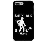 Perché tutto fa male gli appassionati di fitness umorismo palestra Custodia per iPhone 7 Plus/8 Plus