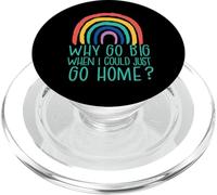 PERCHÉ VAI GRANDE QUANDO POSSO ANDARE A CASA? Introvert Friend Meme PopSockets PopGrip per MagSafe