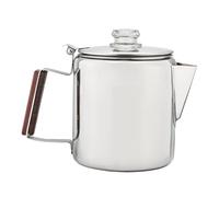 Percolatore di caffè in acciaio inossidabile - caffettiera manuale per birra di stufa, bollitore vintage robusto | Maker di bevande compatto per cucina all'aperto casa RV Picnic Fri