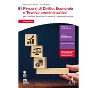 PERCORSI DI DIRITTO, ECONOMIA E TECNICA AMMINISTRATIVA 3ED - VOLUME 3 (LDM) - (9788808794987) + Materiali didattici - Rebillo
