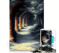 Percorso ad arco in pietra, paesaggio giapponese, puzzle da 1000 pezzi per adolescenti, gioco che stimola la logica, gioco rilassante, design artistico di alta qualità da collezione 38x26cm