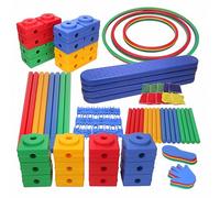 Percorso ad Ostacoli Allenamento All’integrazione Sensoriale, Set Di Gioco Con Percorso Ad Ostacoli Per Casa, Migliora La Coordinazione Occhio-mano E La Concentrazione