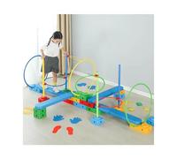 Percorso ad Ostacoli Set Di Giochi Per Percorsi A Ostacoli, Esercizi Di Coordinazione Dell'equilibrio, Giochi Di Attività All'aperto Al Coperto