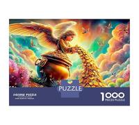 Percorso celeste Puzzle 1000 Pezzi Angelo d'oro Cartone Riciclato Per 12 Anni E Oltre Senza Spigoli Taglienti Antinoia Pezzi Unici 70x50cm/1000pcs