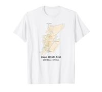 Percorso del Cape Wrath Trail in Scozia Maglietta