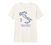 Percorso del Sentiero Italia CAI Maglietta Premium