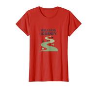 Percorso di Benessere: Percorso Consapevole Verso la Salute e l'equilibrio Maglietta, Donna, Rosso, 3XL