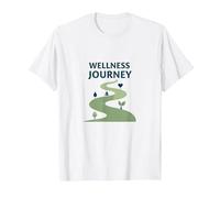 Percorso di Benessere: Percorso Consapevole Verso la Salute e l'equilibrio Maglietta, Uomo, Bianco, L