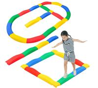 Percorso sensoriale di equilibrio con 16 piastre e sottostrutture antiscivolo