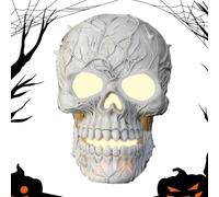 Percorso Teschio Halloween Lampada da Giardino a Teschio in Resina LED