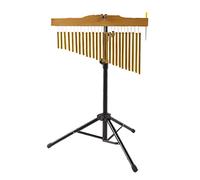 Percussão Musical 25 Tone Metal Golden Bar Carillon Strumento A Percussione A Singola Con Treppiede Yoga Top Bar Chime Per Tavolo Scrivania Aula Xilofoni