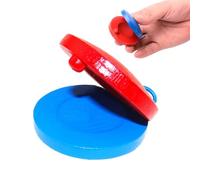 Percussion Castanets - Castantets in legno | Castanette a mano divertente | Strumenti a percussione a mano spagnoli per spettacoli di scena della scuola materna e lezioni di musica