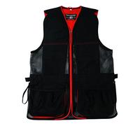 Percussion - Gilet S per tiro al piattello, colore: blu/nero, blu, XL