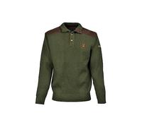 Percussion - Maglione da caccia con collo ricamato