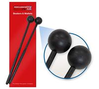 Percussion Plus - Battenti per tamburi a fessura, gomma morbida, 1 paio