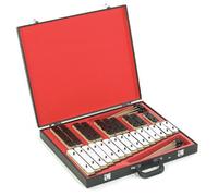 Percussion Plus - Glockenspiel a 25 lamelle, con custodia rigida