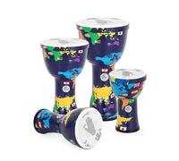Percussion Plus World Slap Djembe misto confezione da 4 - pre-sintonizzato