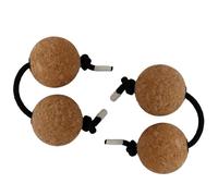 Percussione a sfera ritmica - Strumento a percussione ritmica Kashaka, 2 paia di palline shaker africane | Balls Asalato classiche per gli amanti della musica, perfette per matrimoni