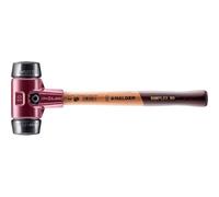 HALDER NORM+TECHNIK - Mazza SIMPLEX con tasselli in gomma dura nero 50G