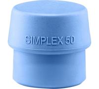 HALDER NORM+TECHNIK - Tassello in plastica TPE soft per mazza SIMPLEX blu 50