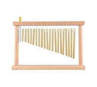 Percussioni a vento Carillon a 20 note con maglio for ornamento Decorazione for ufficio Campanelli eolici da palco Strumenti a percussione(Gold)