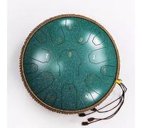 Percussioni pacifiche: trova la pace interiore con la tua melodia personalizzata e consapevole, tamburo a pioggia da 13 pollici e 15 note(Malachite Green)