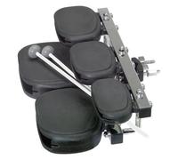 GEWA, Templeblock,Set di 5 blocks intonati in plastica, Suono molto "pieno", Con supporto per essere fissati a qualsiasi stand