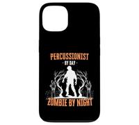 Percussionista di Day Zombie by Night Funny Halloween Music Custodia per iPhone 13