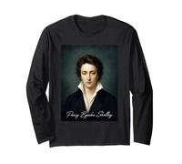 Percy Bysshe Shelley Autore Scrittore Maglia a Manica