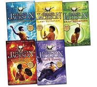 Percy Jackson Pack, 5 books, RRP £34.95 (Battle Of The Labyrinth; LightningThief; Last Olympian; Sea of Monsters; Titan's Curse). (Colour Young Puffin)