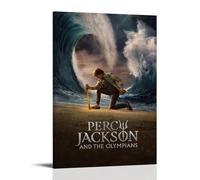 Percy Jackson & The OlympiansStampa su tela con pittura a olio impermeabile e antimacchia, adatta a qualsiasi stile decorativo di camera da letto, soggiorno, ufficio, stile cornice, 60 x 90 cm
