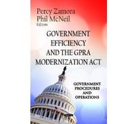 Percy Zamora Government Efficiency & the GPRA Modernization A (Copertina rigida)