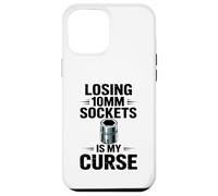 Perdere 10MM Sockets Is My Curse Car Guy Divertente Meccanico Custodia per iPhone 12 Pro Max