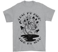 Perdere il Mio Mind Divertente Magia Funghi Farmaci Uomo T-Shirt 100% Cotone