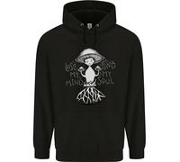 Perdere il Mio Mind Magia Funghi Lsd Trippy Bambini Felpa con Cappuccio