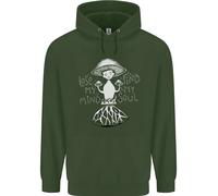 Perdere il Mio Mind Magia Funghi Lsd Trippy Bambini Felpa con Cappuccio
