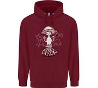 Perdere il Mio Mind Magia Funghi Lsd Trippy Bambini Felpa con Cappuccio