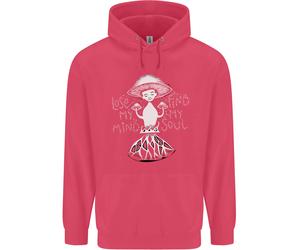 Perdere il Mio Mind Magia Funghi Lsd Trippy Bambini Felpa con Cappuccio