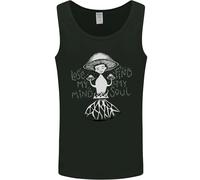 Perdere il Mio Mind Magia Funghi Lsd Trippy Uomo Canotta Maglia