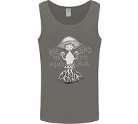 Perdere il Mio Mind Magia Funghi Lsd Trippy Uomo Canotta Maglia