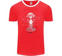 Perdere il Mio Mind Magia Funghi Lsd Trippy Uomo Ringer Fotl
